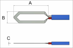 Sタイプ 極薄熱電対（Sheet）